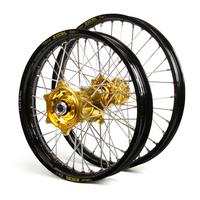 Talon / Excel Honda CRF150R 07-24 SW Black / Gold Wheel Set