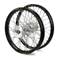 Talon / Excel Honda CRF150R 07-24 SW Black / Silver Wheel Set