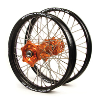 Talon / SM Pro Platinum KTM 65SX 16-23 Black / Orange Wheel Set