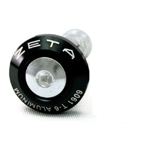 Zeta 29mm Black Bar End Plugs ZE48-7005